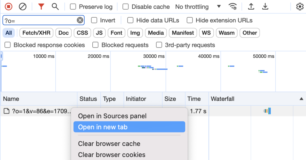 Google Chrome-Entwicklertools: Netflix-Untertitel laden