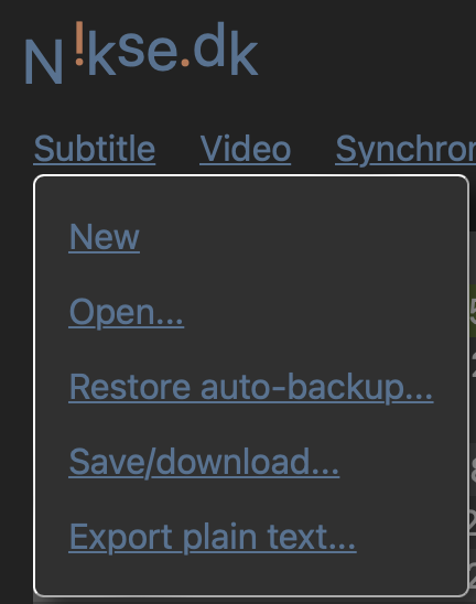 Konvertiere die Netflix-Untertitel-XML-Datei in .srt.