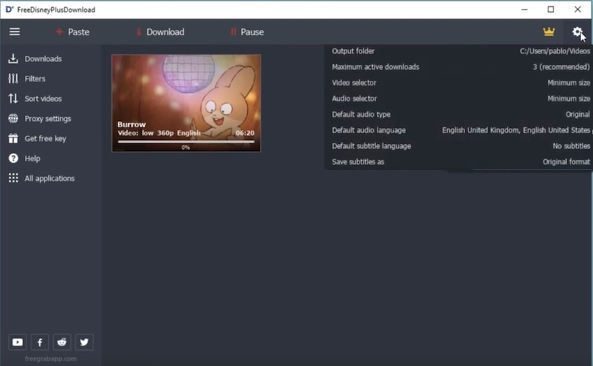 FreeGrabApp Disney Plus Download