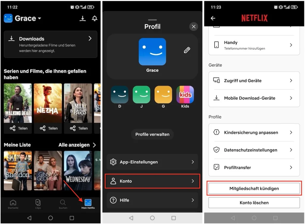 Netflix k&uuml;ndigen