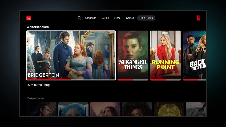 Netflix-App auf Apple TV