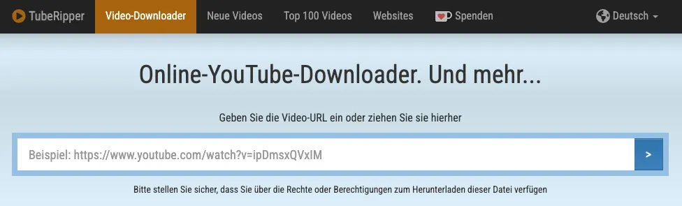 TubeRipper YouTube-Video-Downloader