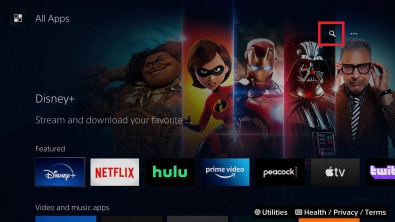 Prime Video PS5