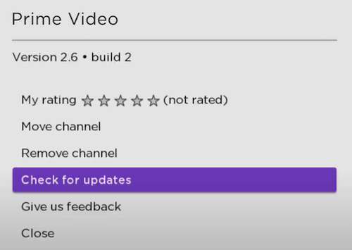 Prime Videoの更新