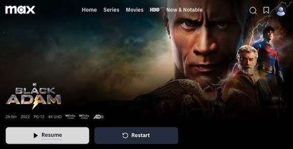 Black Adam HBO Max