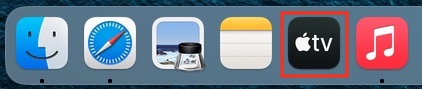 find apple tv in dock