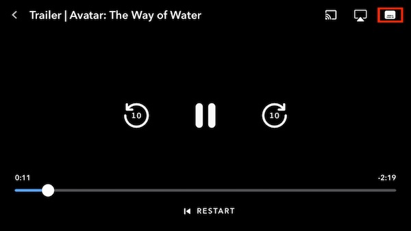 disney plus settings phone