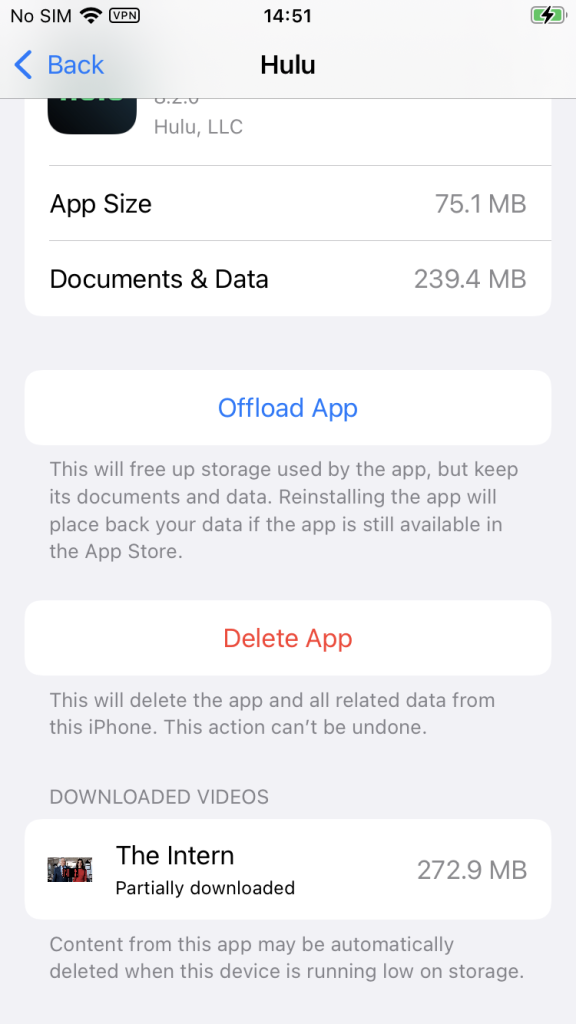 iOS版Huluアプリ