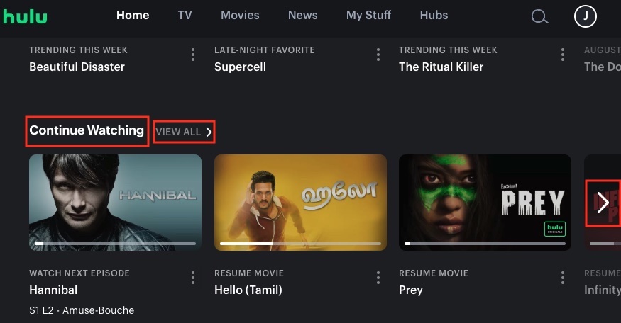 Hulu-Watch-History