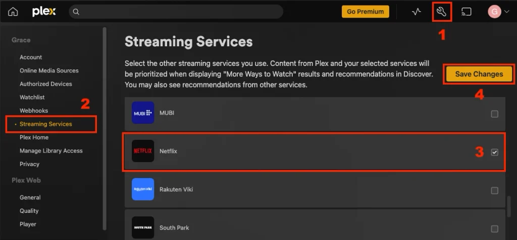 Add Netflix to Plex