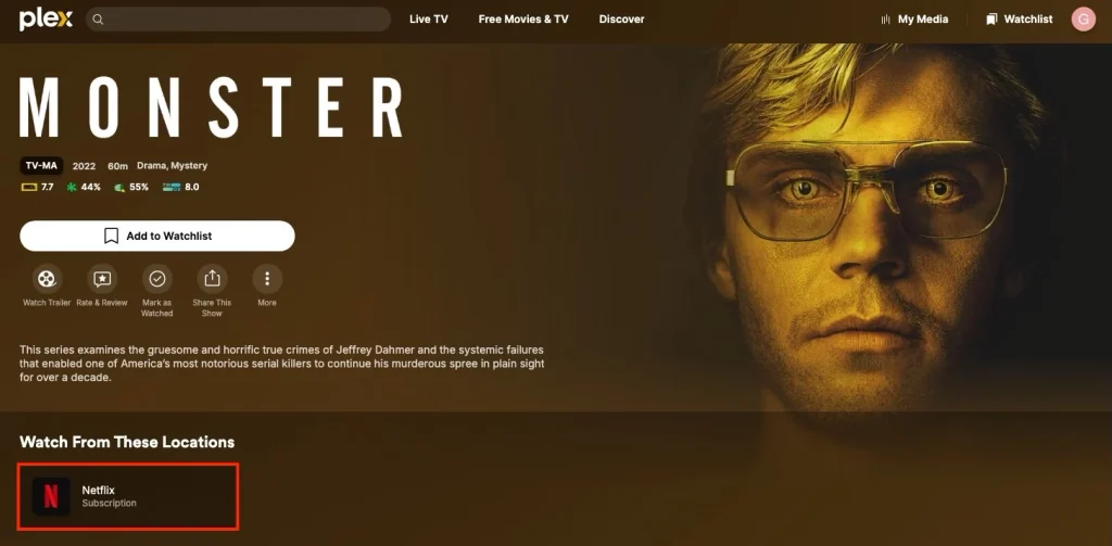 Play Netflix titles on Plex