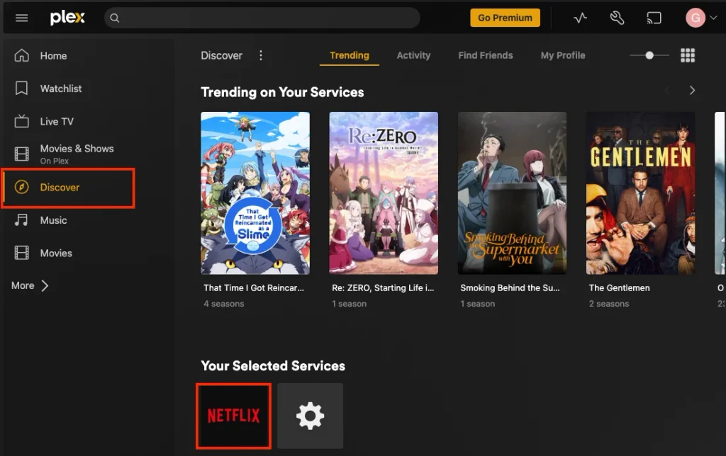 Plex Discover
