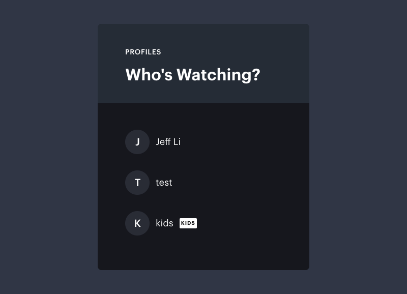 choose Hulu profile