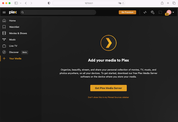 add media Plex