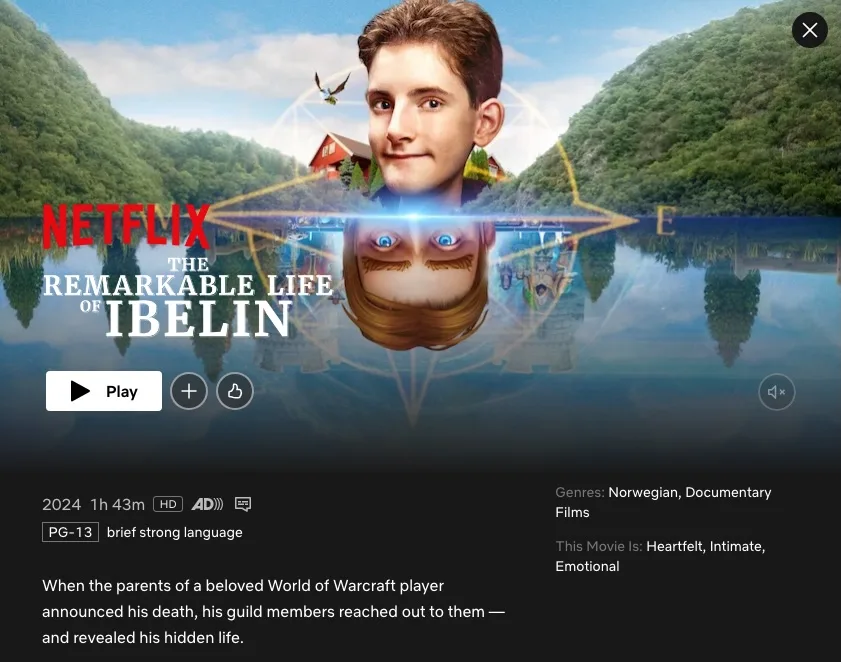 Netflix Documentaries: The Remarkable Life of Ibelin