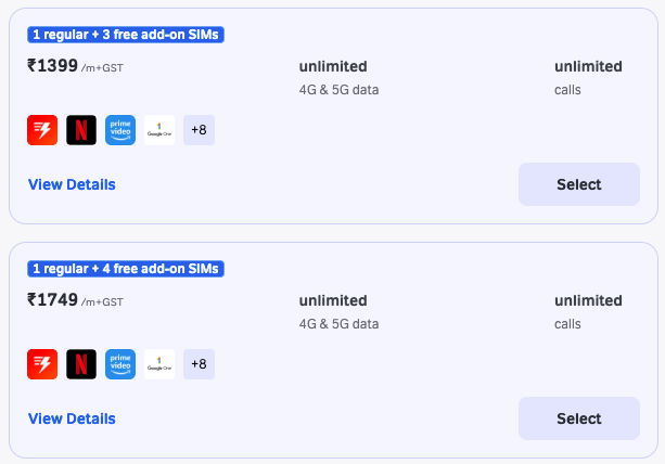Free Netflix from Airtel