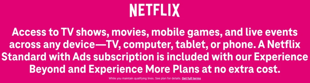 Free Netflix from T-Mobile