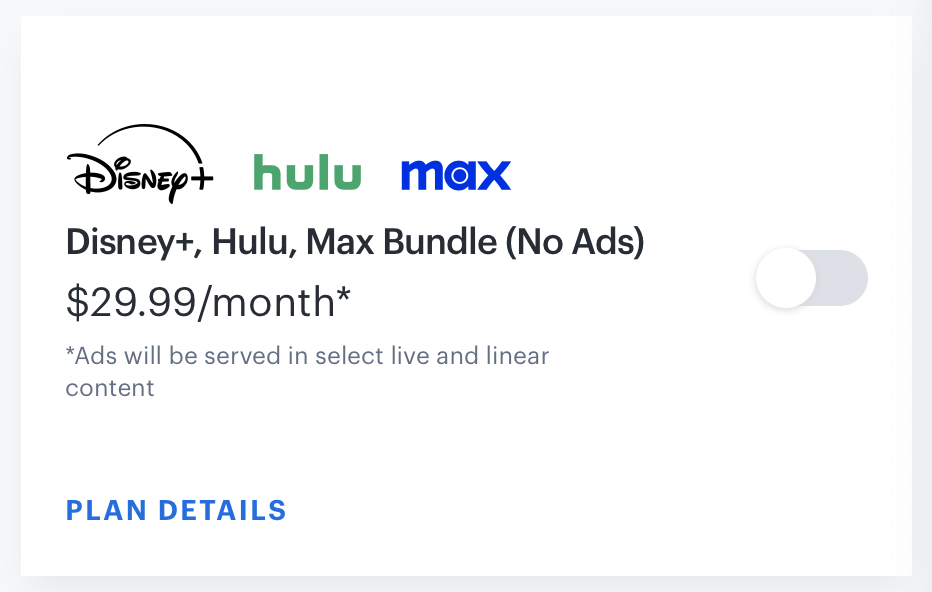 Hulu ad free plan
