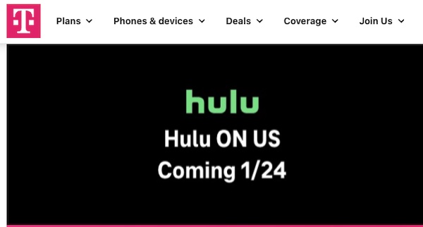 T-Mobile Hulu ON US