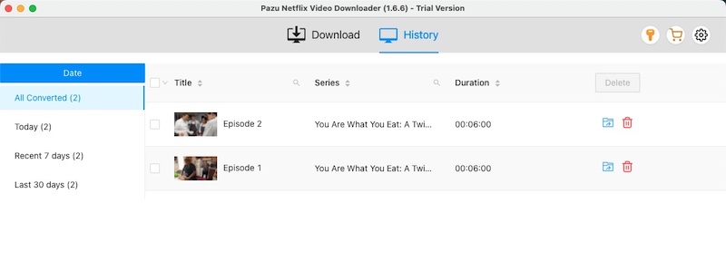Find Netflix Downloads