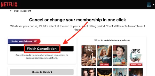 Finish-Cancellation