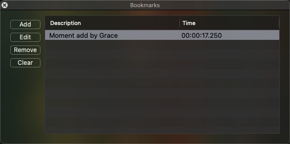 add video bookmark vlc