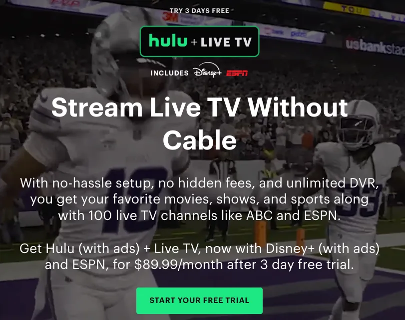 Hulu Live TV free trial