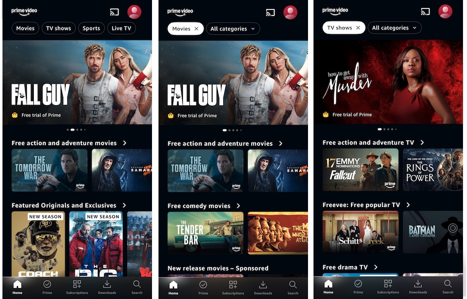 free content prime video