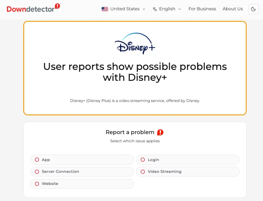 Disney+ outage