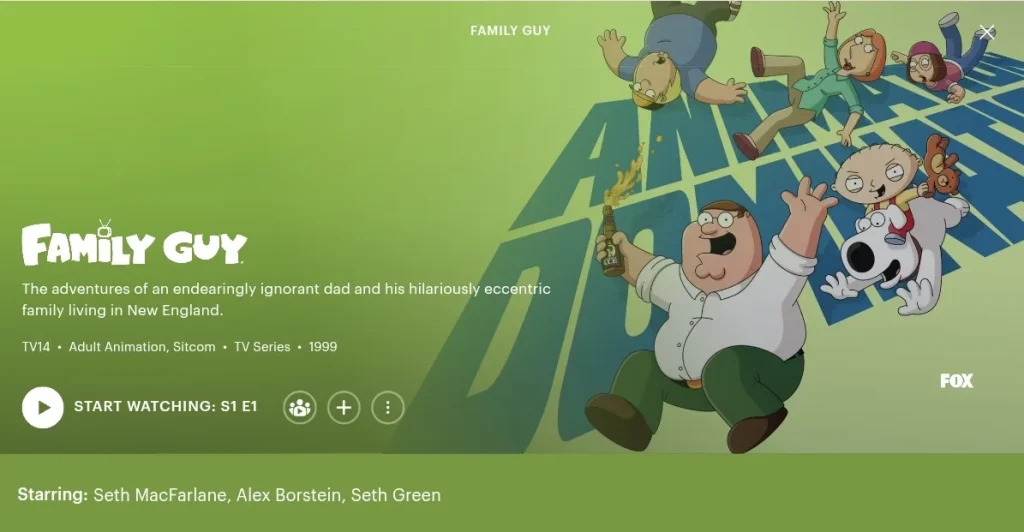 Die besten Hulu-Animationen: Family Guy