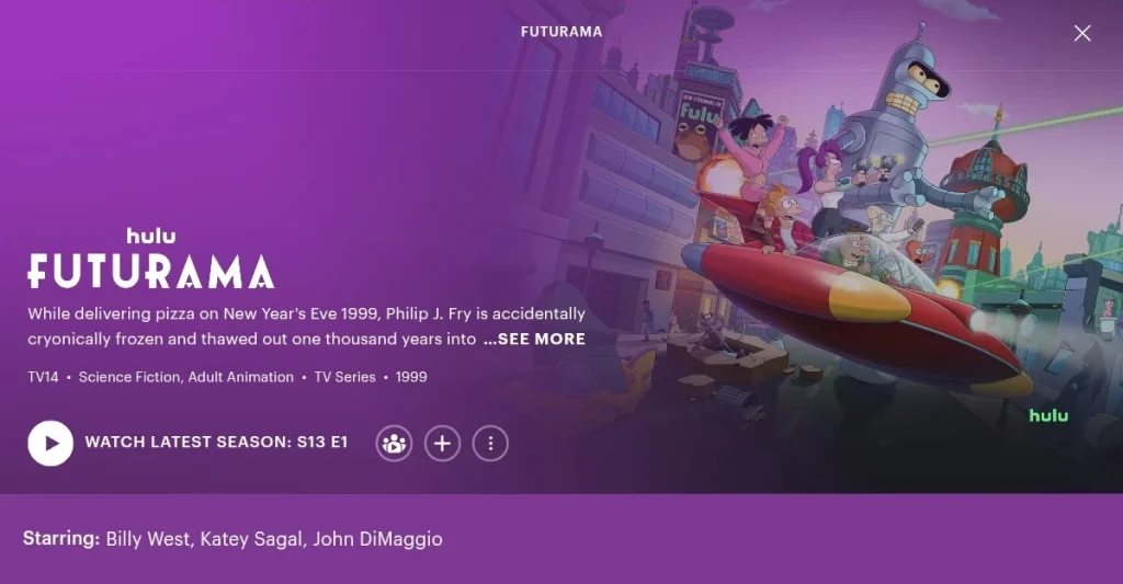 Die besten Hulu-Animationen: Futurama